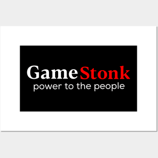 Game stonk power to the people Posters and Art